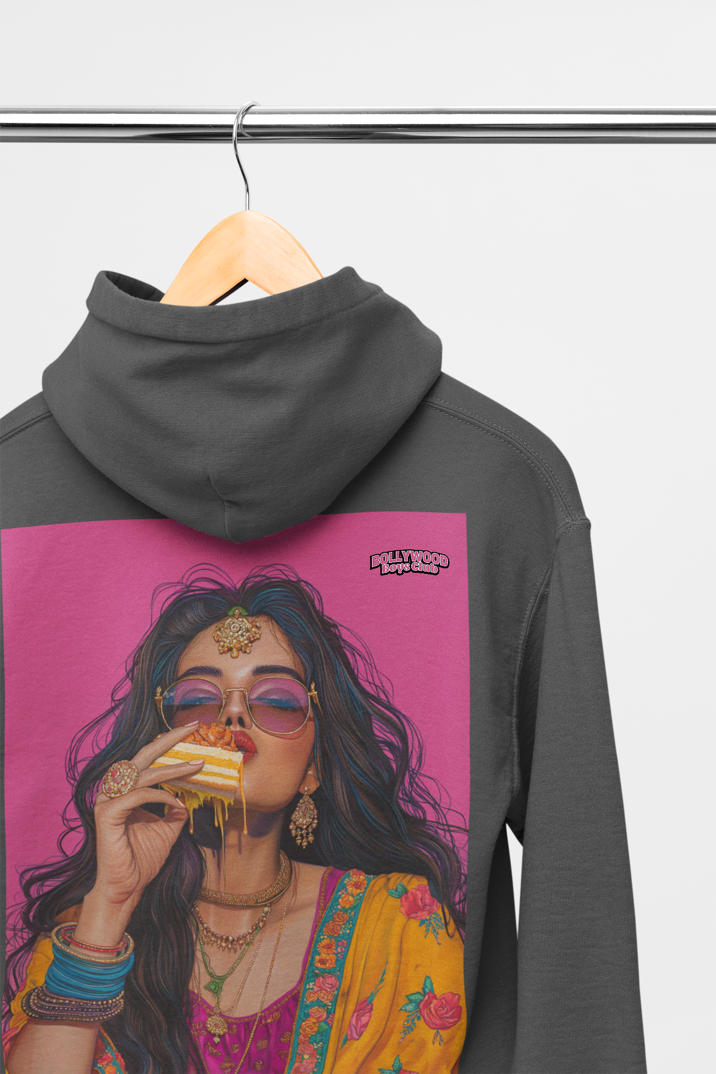 One Slice Hoodie - Available in Black Grey or White