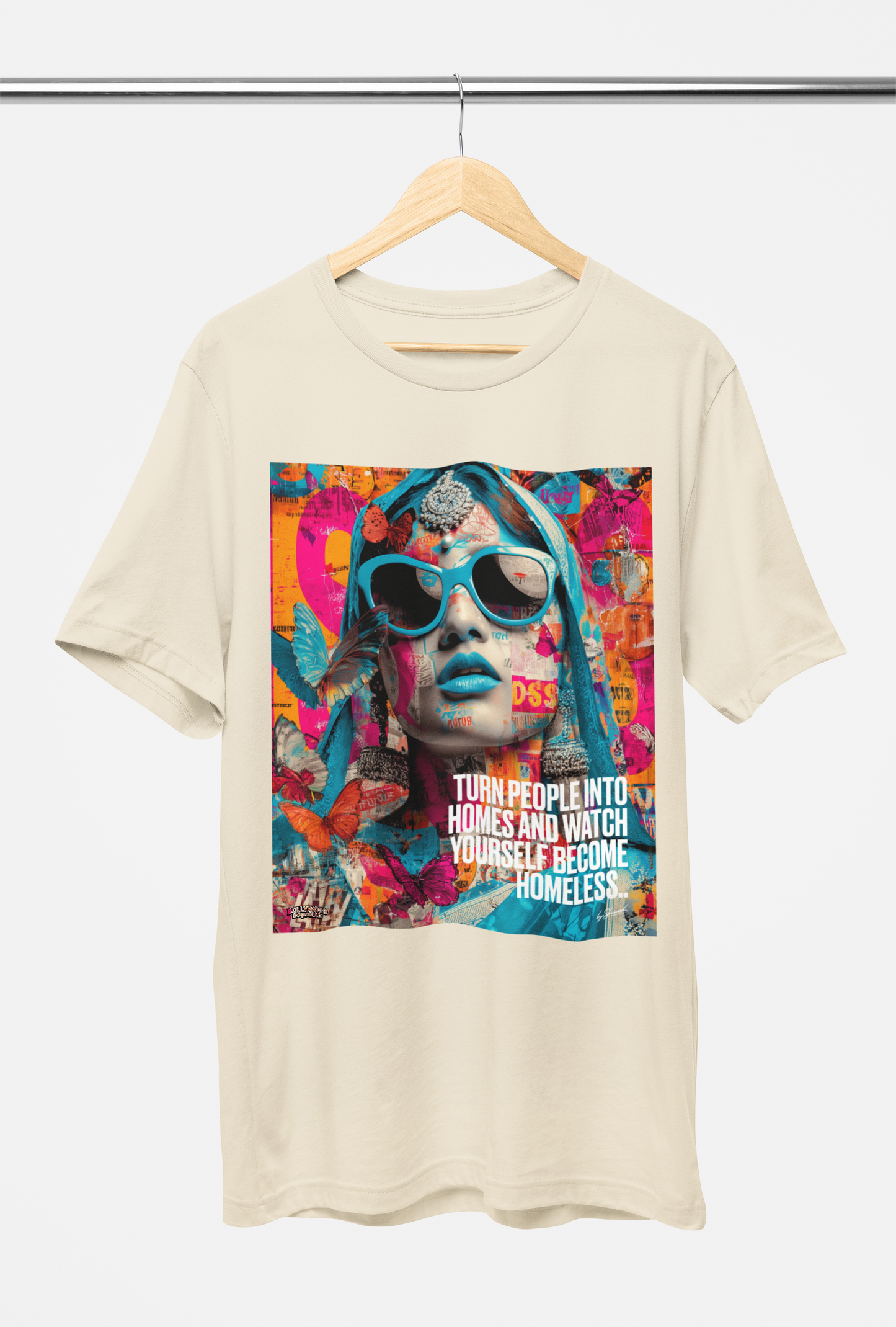 GYPSY WOMAN - T-SHIRT : Beige White Grey Or Black