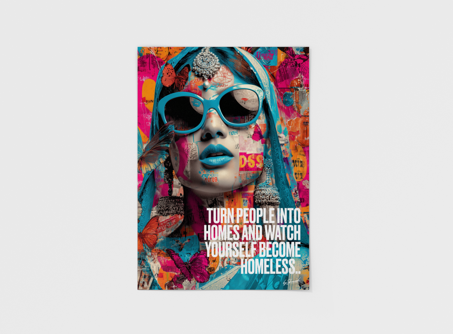 GYPSY WOMAN A3 Poster Print