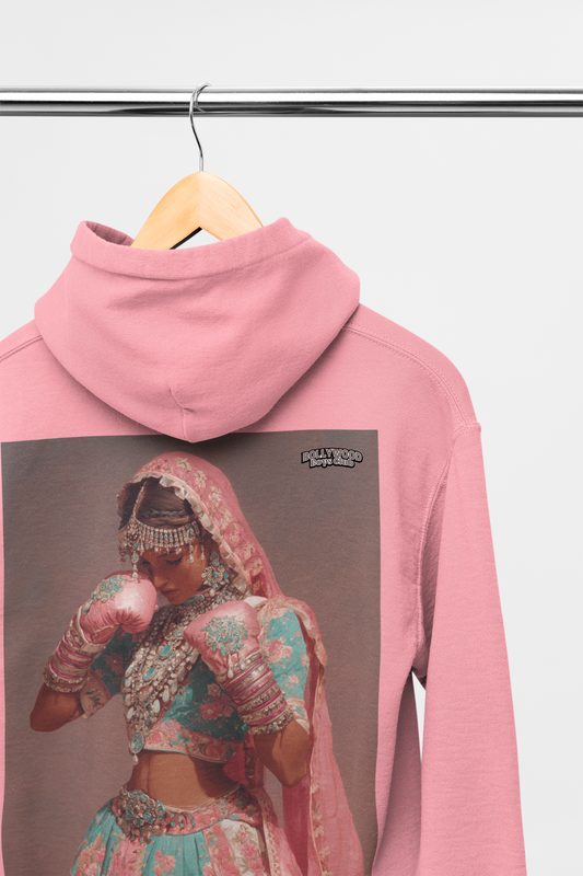 Boxed Pink Hoodie