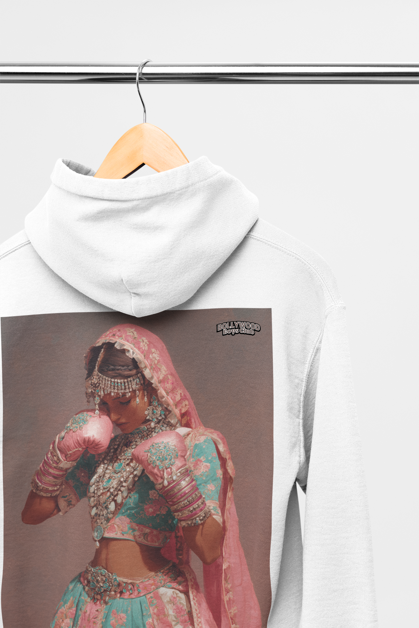 Boxed Hoodie - Available in Sports Grey - White - Black or Pink