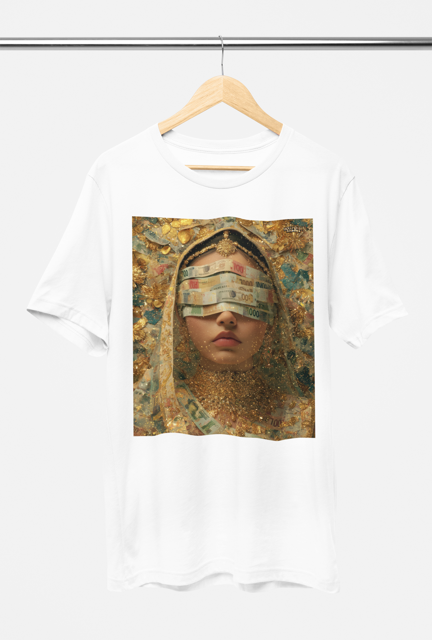 Cash Rules White Tee