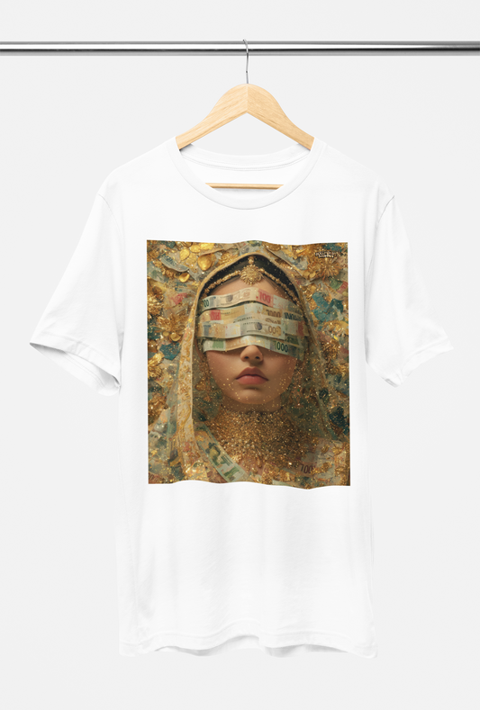 Cash Rules White Tee