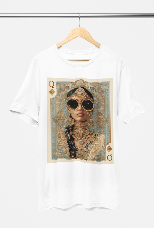 Club Queen White Tee