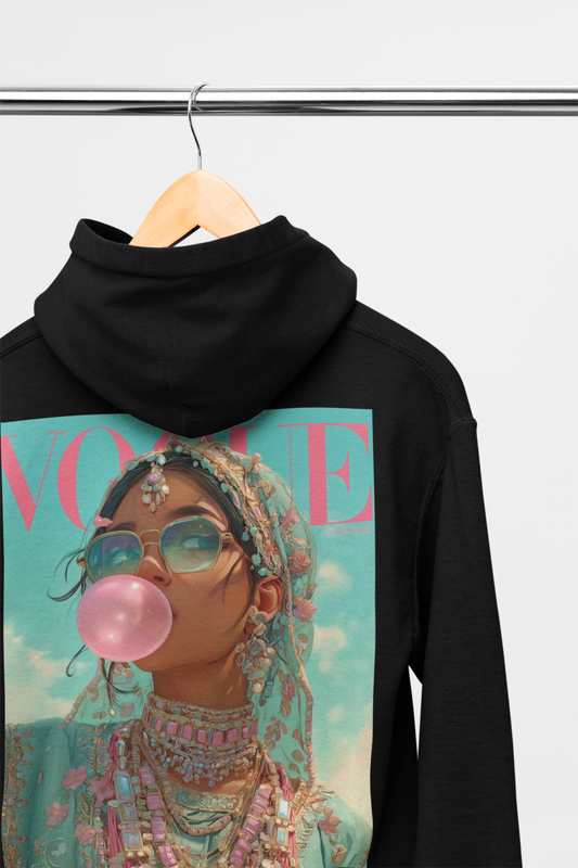 Vogue Hoodie - Available in Black Grey or White