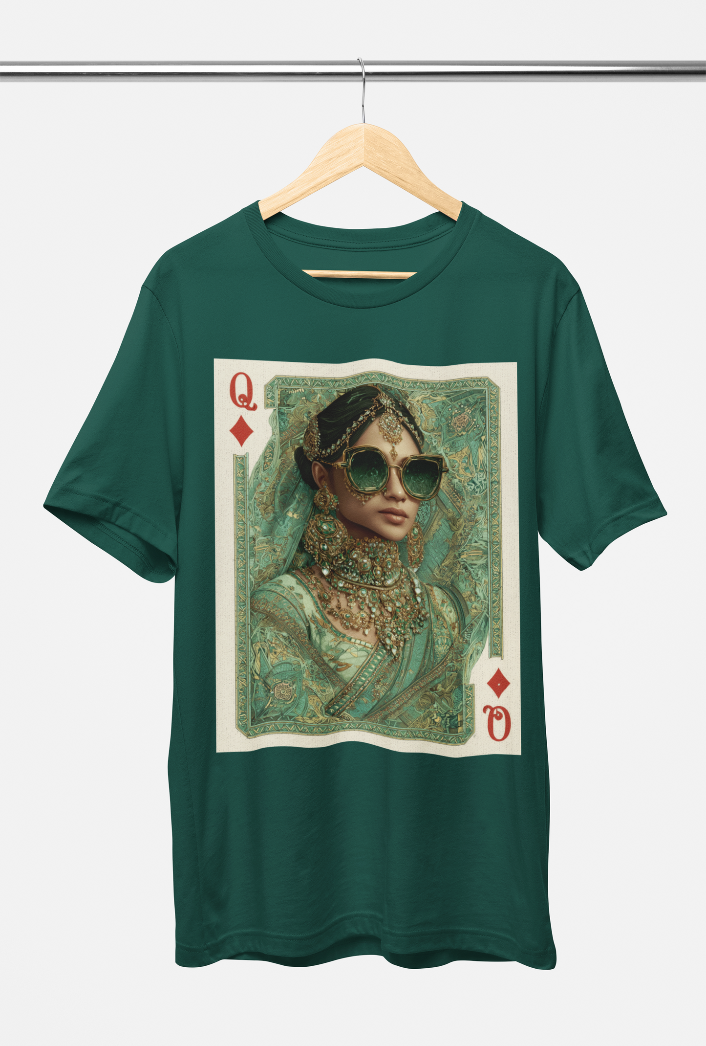 Diamond Queen  - Available in White Green Black