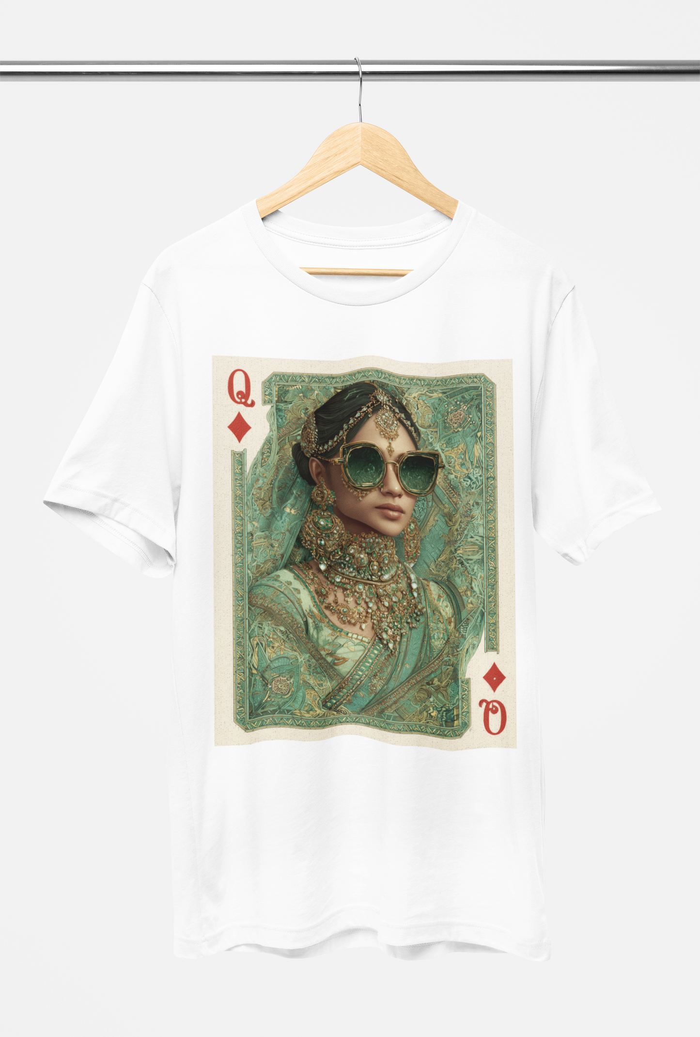 Diamond Queen  - Available in White Green Black