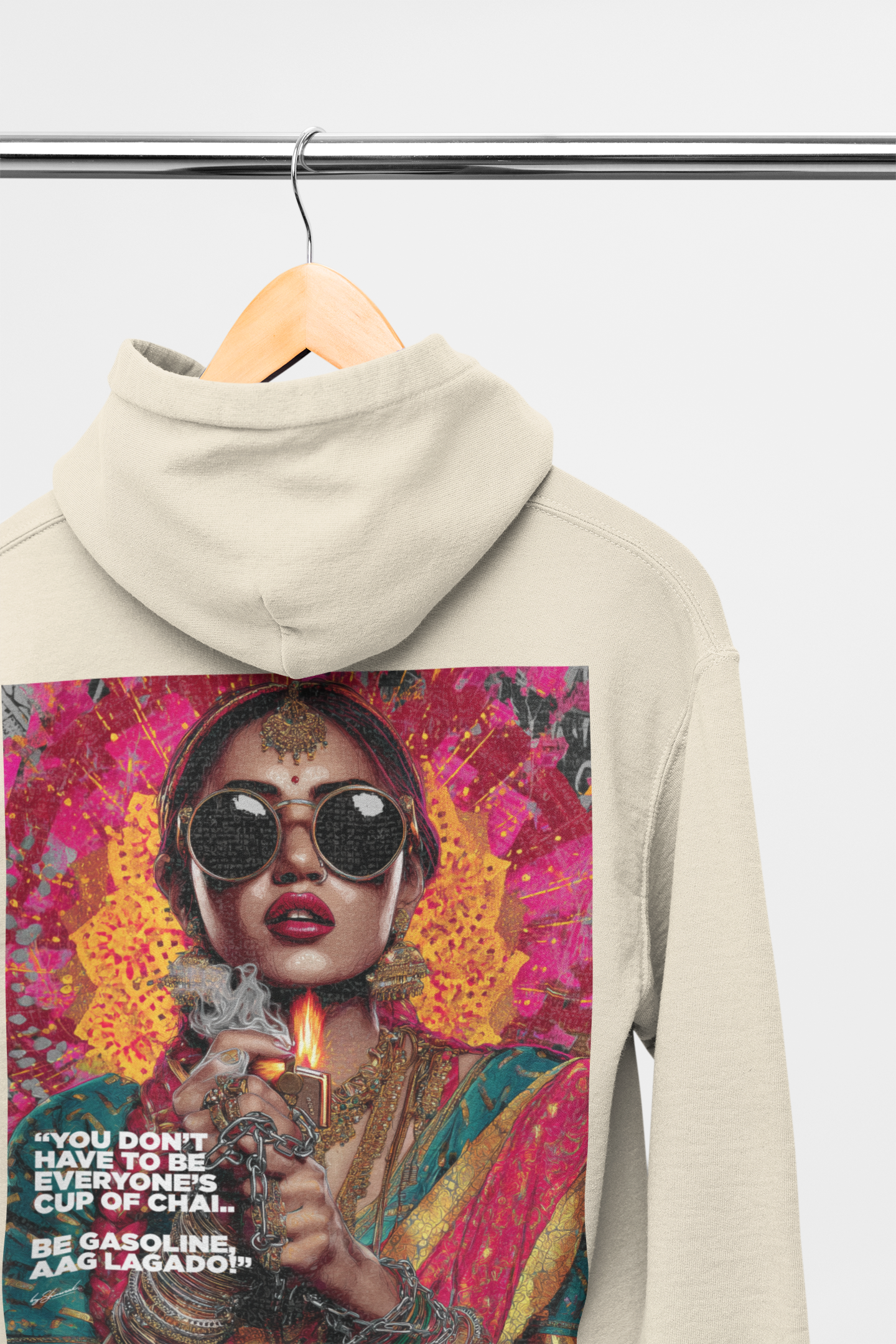 Gasoleena Hoodies - Available in Beige Grey or Black