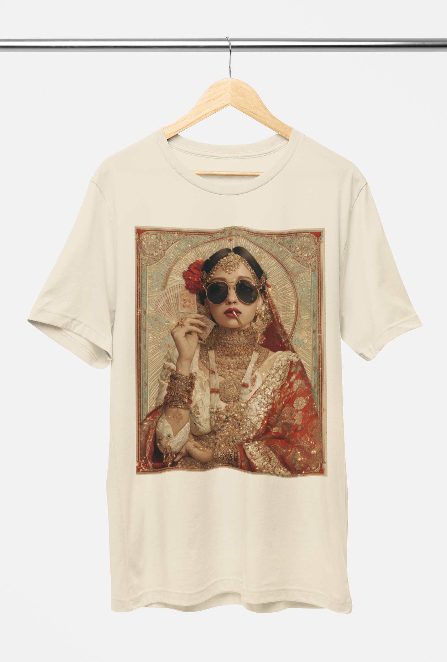 OH RANI T-SHIRT - AVAILABLE IN BLACK BEIGE WHITE