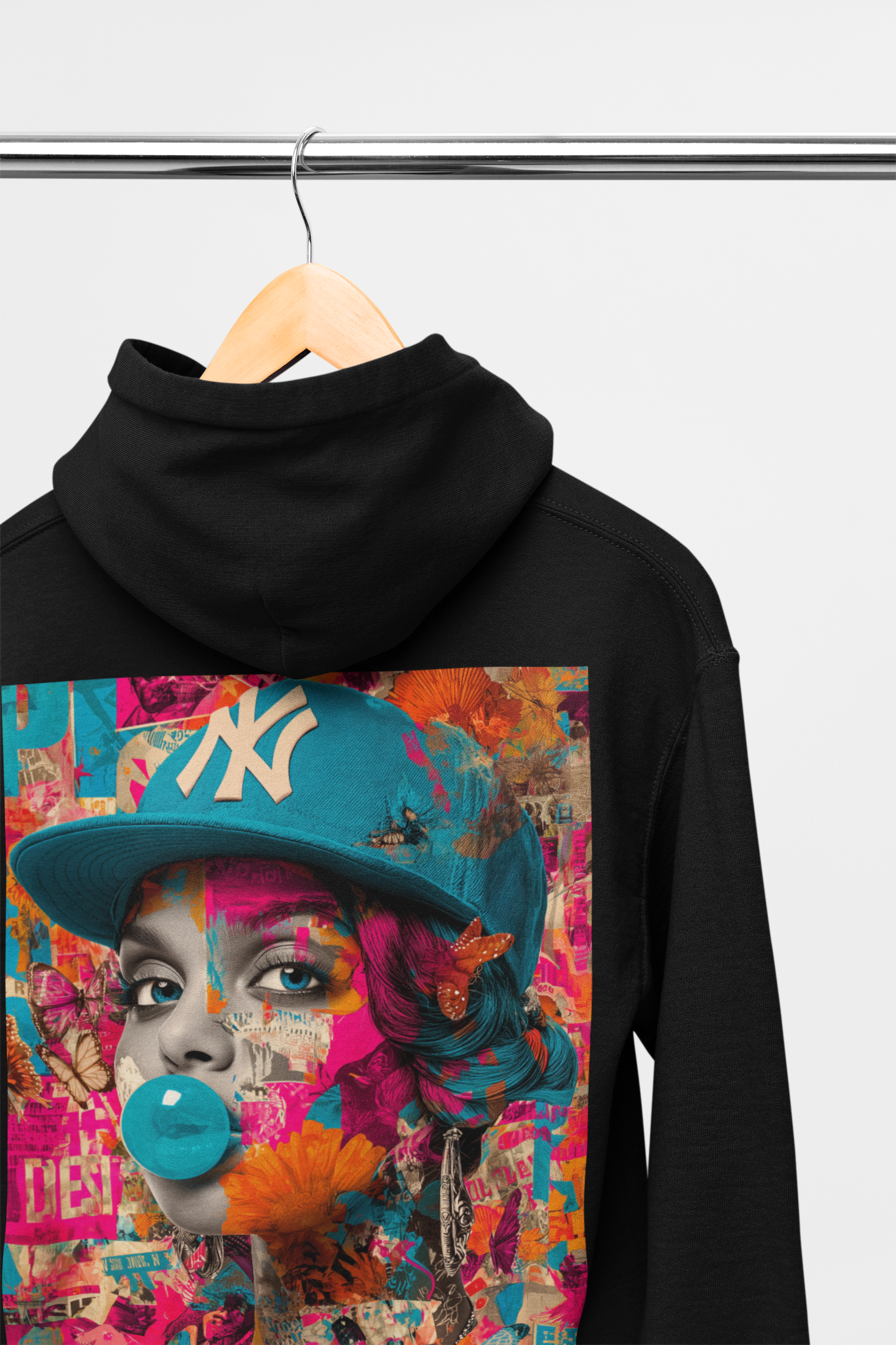 City Rani Hoodies - Black Grey Or White