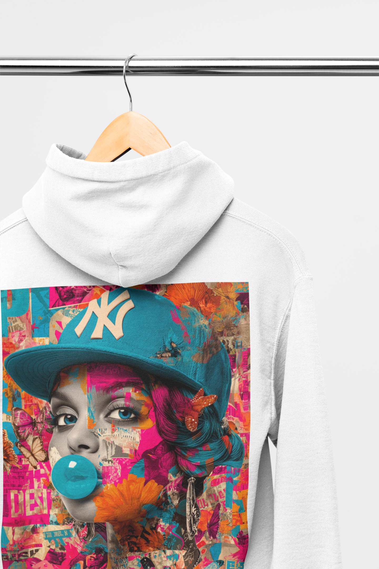 City Rani Hoodies - Black Grey Or White
