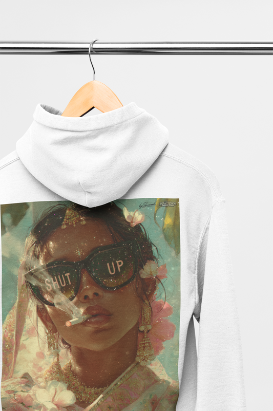 Shut Up Hoodie  - Available in Black Grey or White