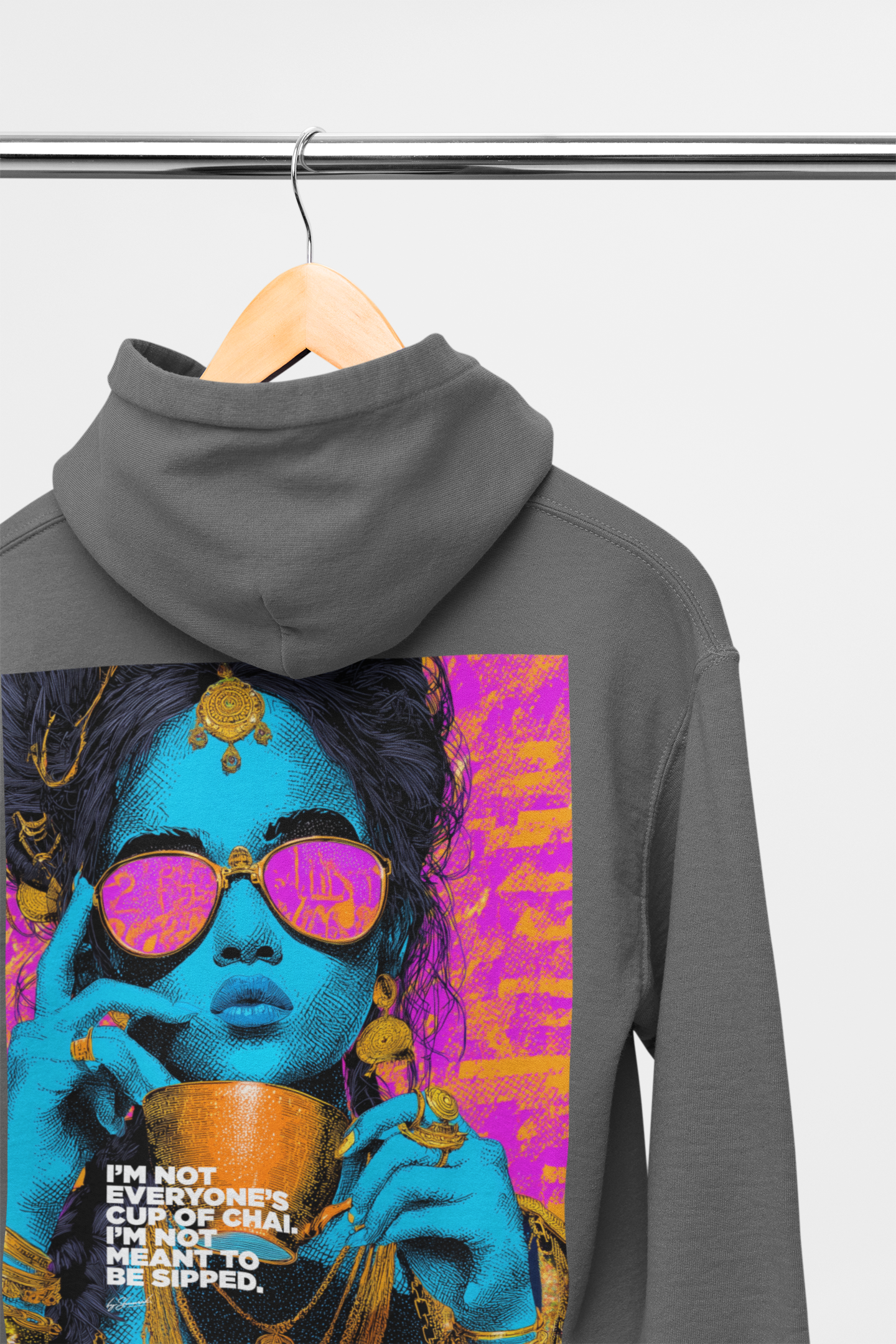 Masala Chai Hoodies - Available in Beige Grey or White