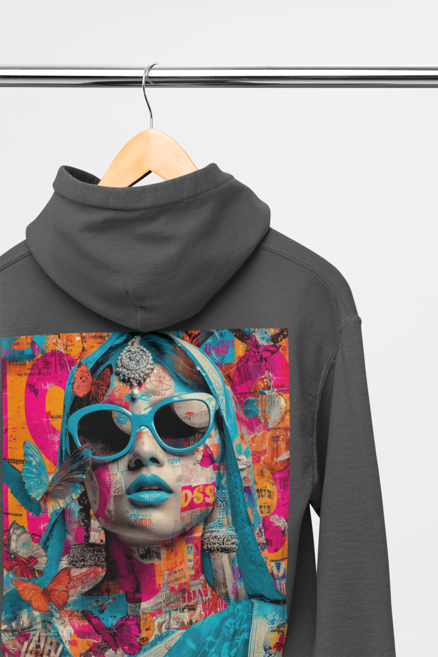 Gypsy Woman - Hoodies - Black Grey White Or Beige