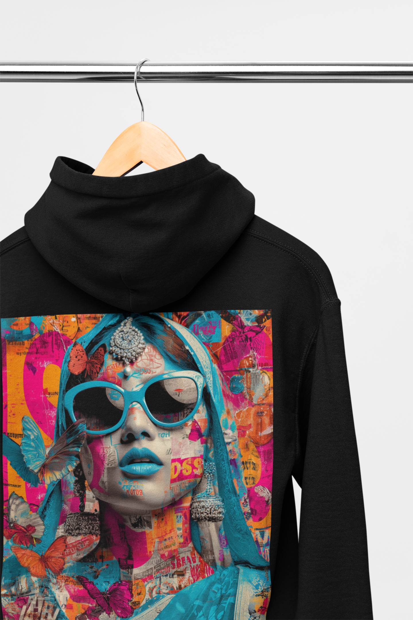 Gypsy Woman - Hoodies - Black Grey White Or Beige