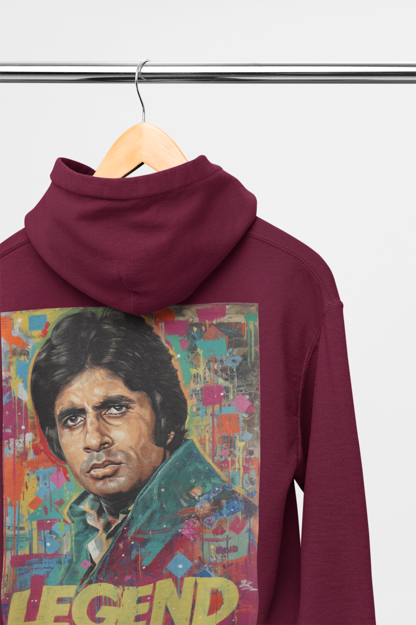 Legend Hoodie  - Available in Burgandy Grey or White