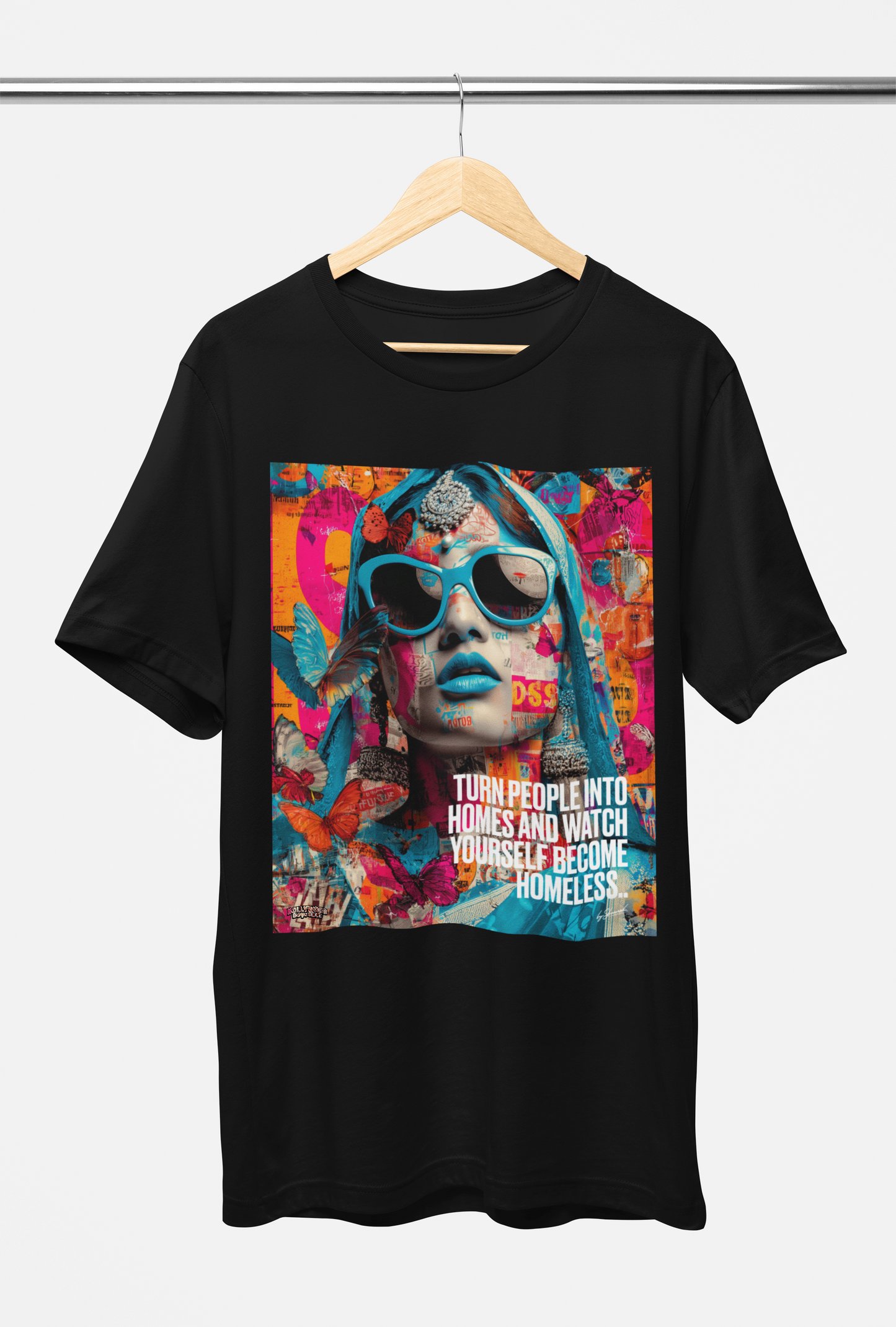 GYPSY WOMAN - T-SHIRT : Beige White Grey Or Black