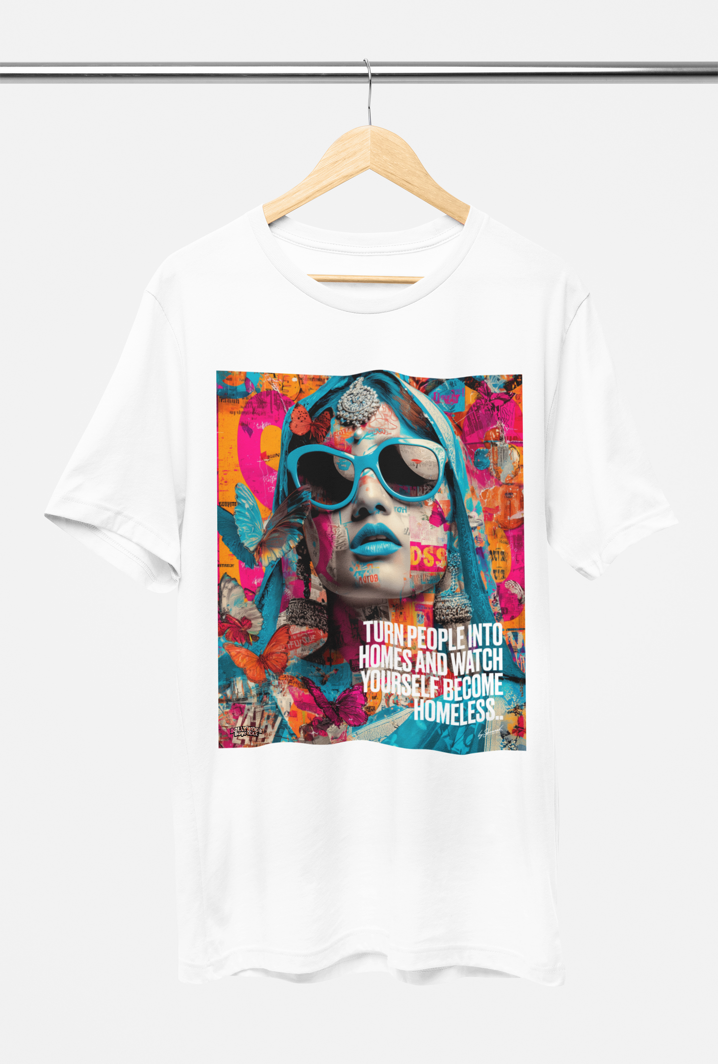 GYPSY WOMAN - T-SHIRT : Beige White Grey Or Black