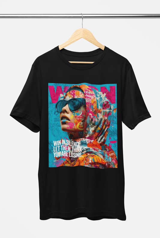 WINNER - T-SHIRT : Beige White Or Black