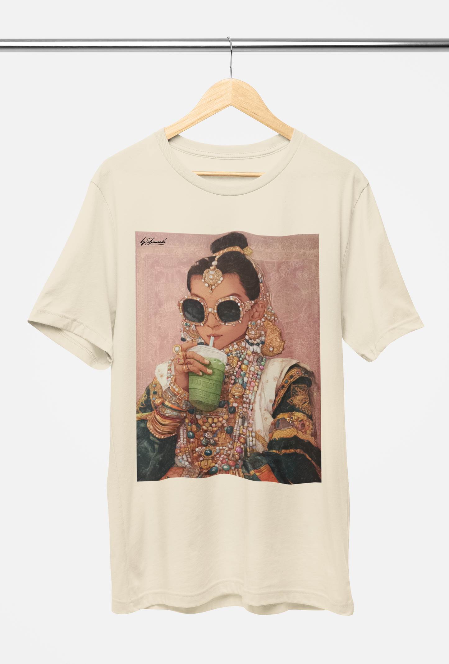 MATCHA MADE IN HEAVEN TEE : Beige Grey Or Black