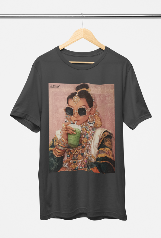 MATCHA MADE IN HEAVEN TEE : Beige Grey Or Black