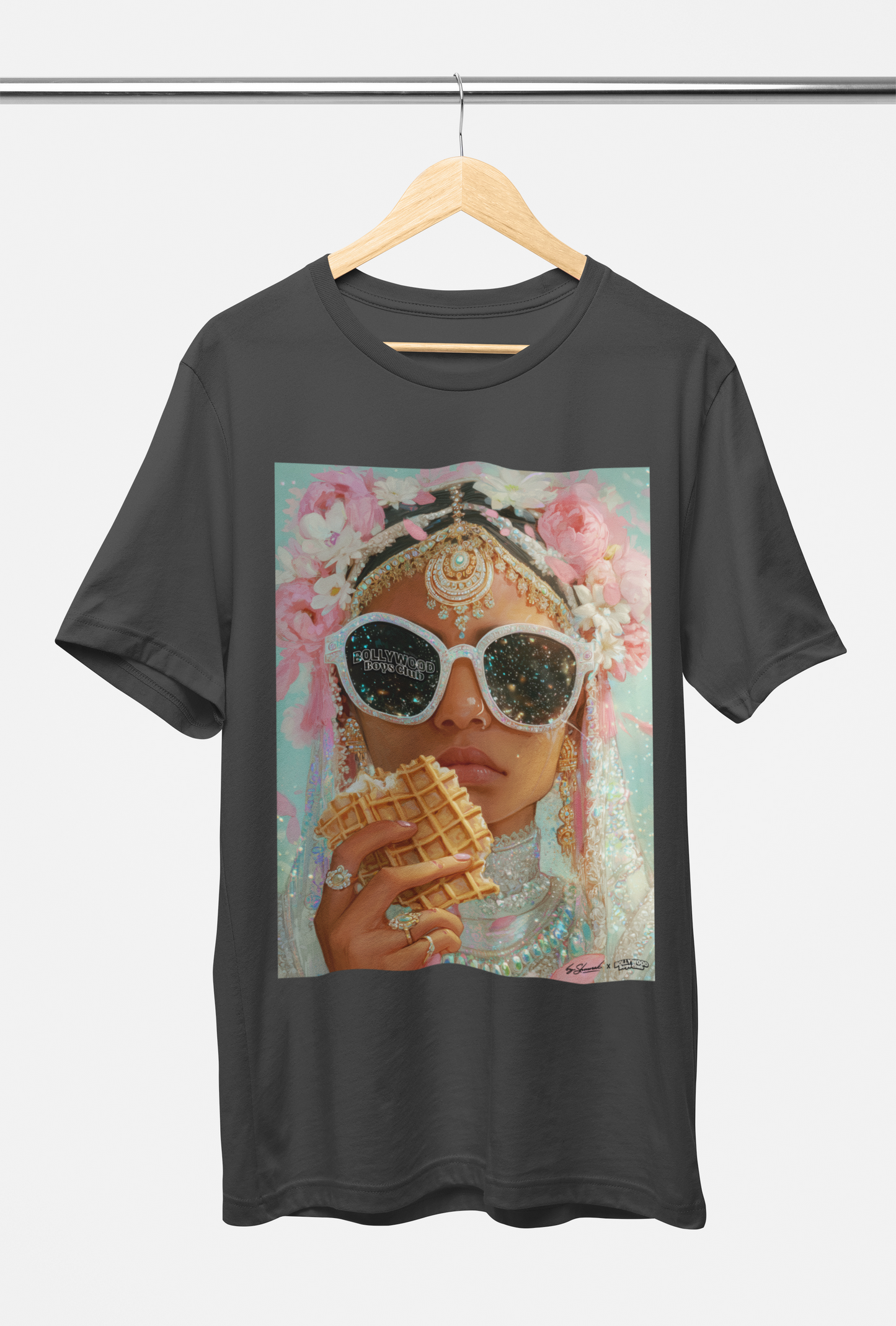 WAFFLER T-SHIRT - AVAILABLE IN Grey Pink or White