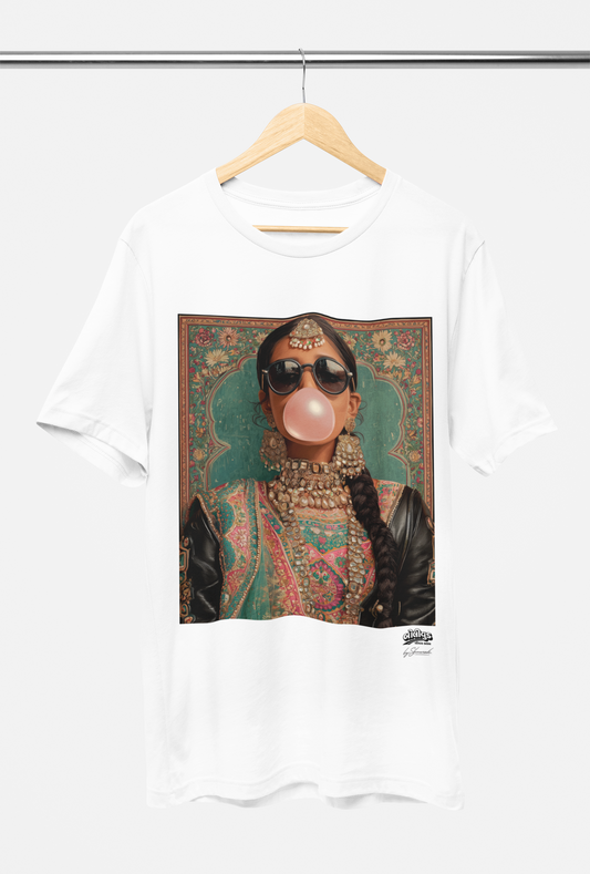 POOJA RANI TEE : Front Print /  3 colours