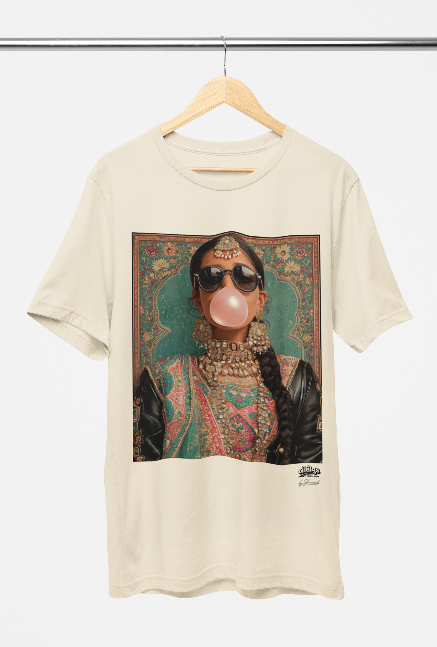 POOJA RANI TEE : Front Print /  3 colours