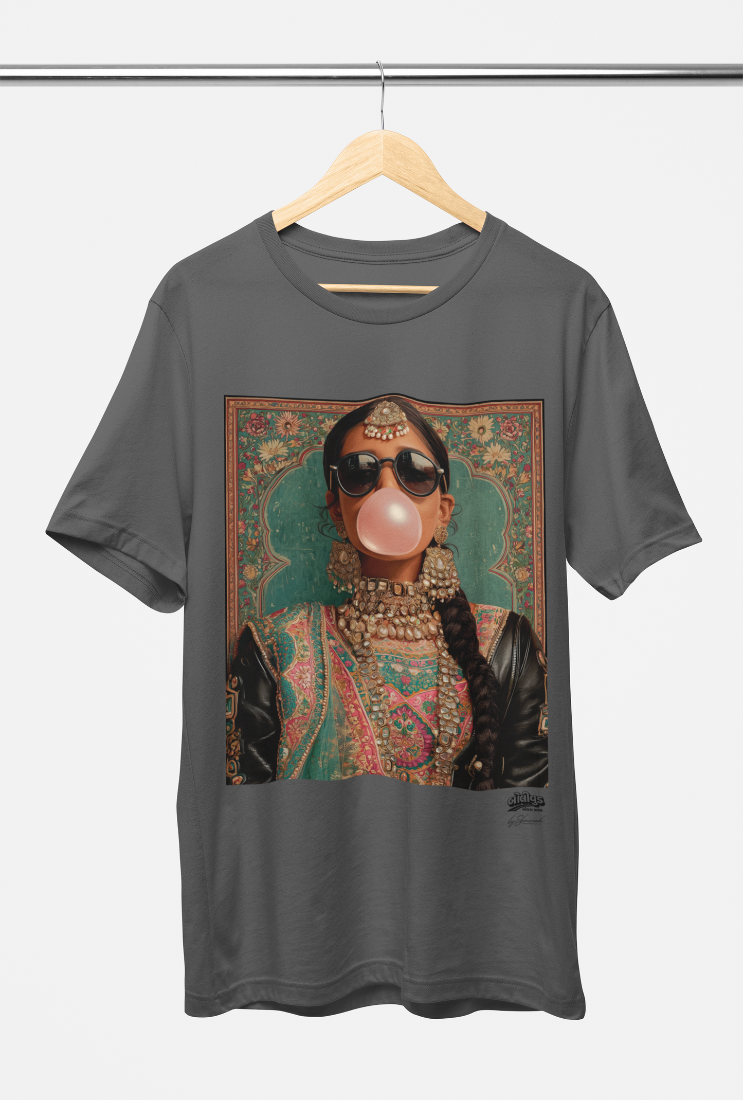 POOJA RANI TEE : Front Print /  3 colours