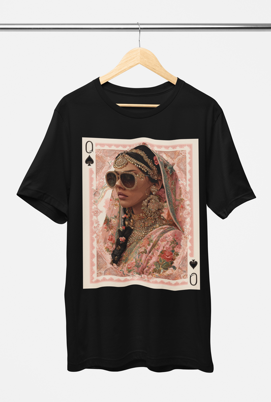 Black Queen of Hearts T-Shirt
