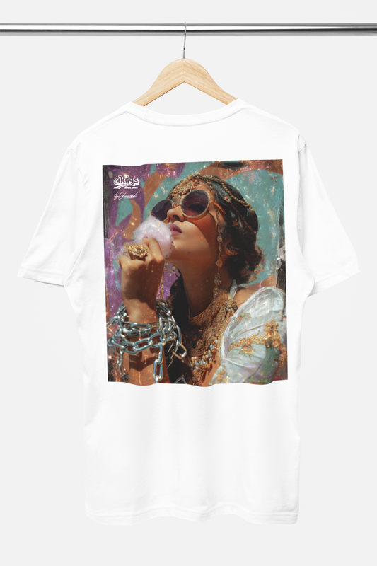 CANDY RAIN : Back Print  Beige Navy Or White