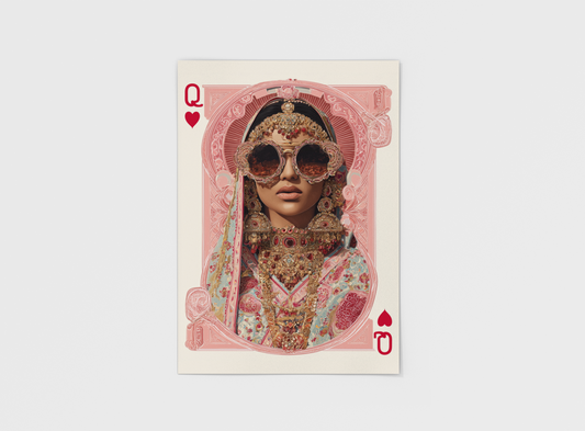The Queen of Hearts – A3 Poster Print