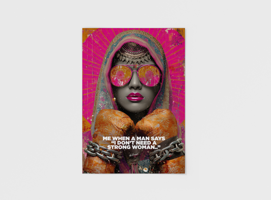 STRONG WOMAN A3 Poster Print