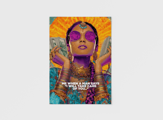 TAKE CARE A3 Poster Print