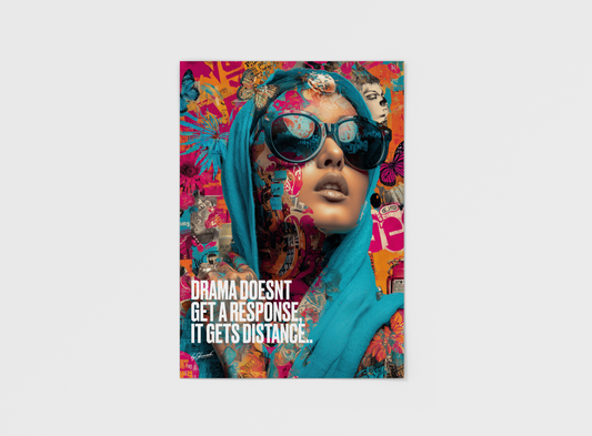 NO DRAMA A3 Poster Print