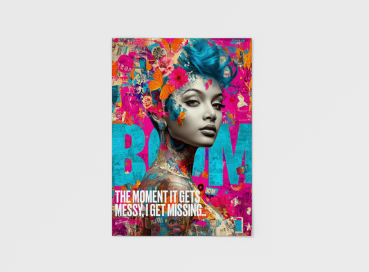 MESSY A3 Poster Print